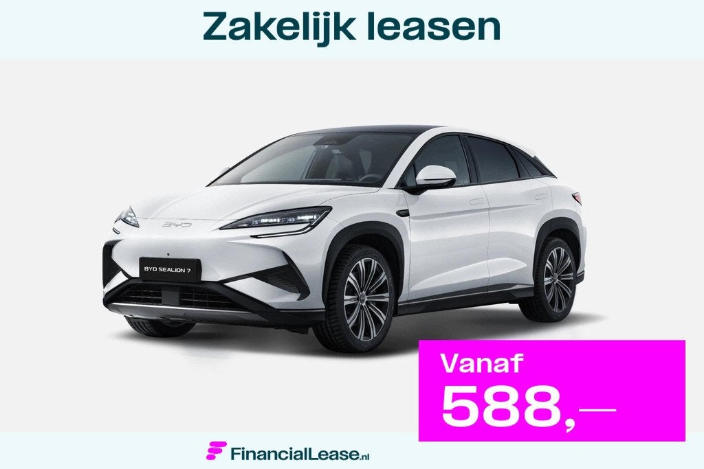 BYD SEALION 7 Design AWD | Dynaudio | Panoramadak | 360 Came, Auto's, BYD, Bedrijf, Lease, Financial lease, Sealion 7, 360° camera