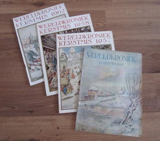 Anton Pieck in Wereldkroniek Kerstmis - Diverse jaren., Boeken, Ophalen of Verzenden, Gelezen, Muziek, Film of Tv