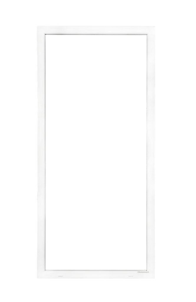 Kunststof Kozijn Vast  B100 H215cm Wit, Niet ingevuld, Kunststof, Raamkozijn, Niet ingevuld