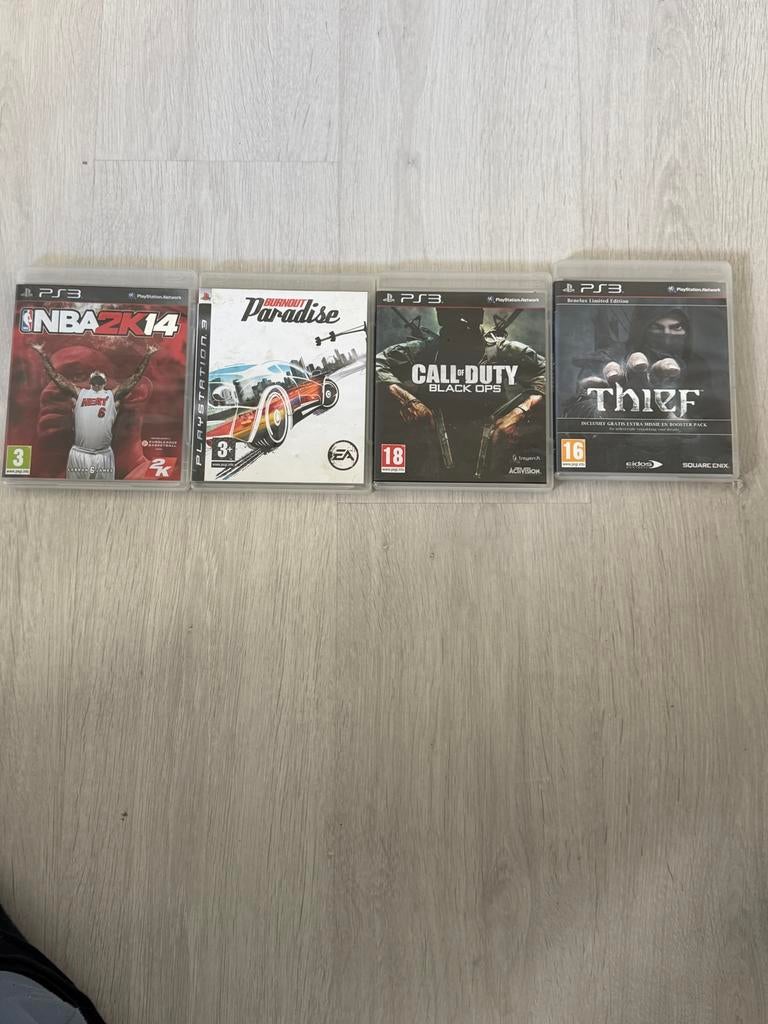 PS3 Games: NBA 2K14, Burnout Paradise, Call of Duty, Thief, Gebruikt, Overige genres, Eén computer, Ophalen of Verzenden