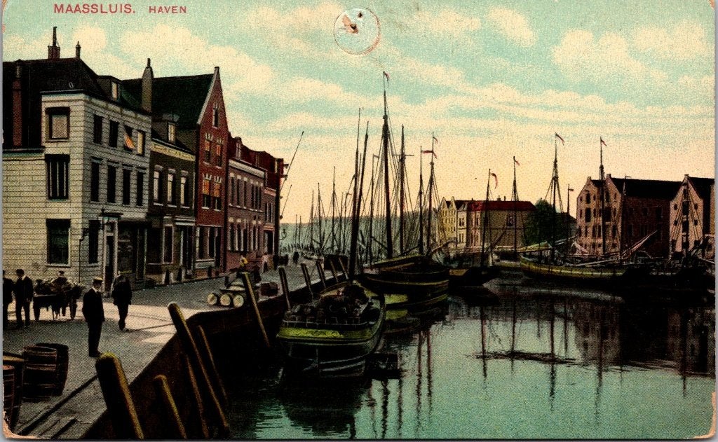 Maassluis - 8 antieke ansichtkaarten II, Verzenden, Voor 1920, Gelopen, Zuid-Holland