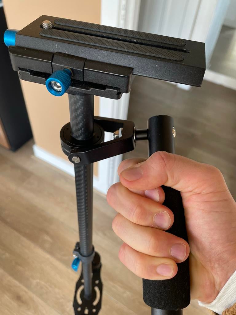 Professionele Carbon Fiber Camera Stabilisator Steadicam, Ophalen of Verzenden, Zo goed als nieuw