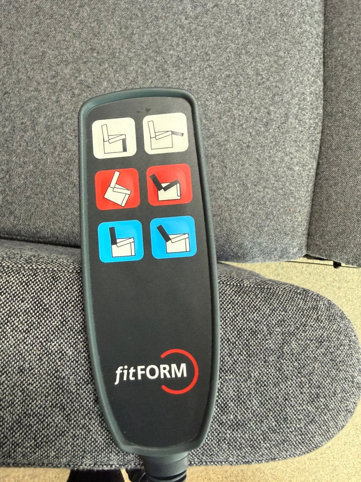Fitform Vario ILP rug sta op relax stoel decubitus kussen, Minder dan 75 cm, Leer, Ophalen of Verzenden, Zo goed als nieuw