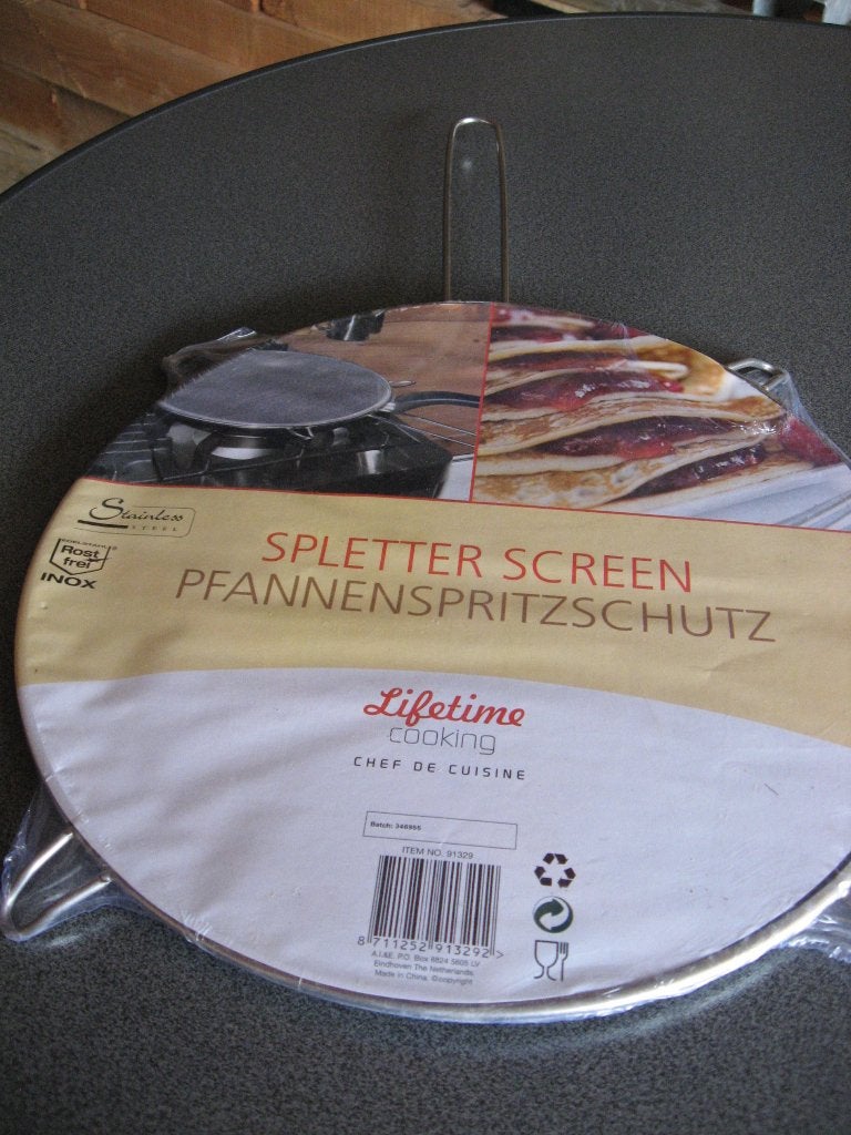 Spatdeksel Lifetime Cooking, Overige typen, Ophalen of Verzenden, Nieuw, Metaal