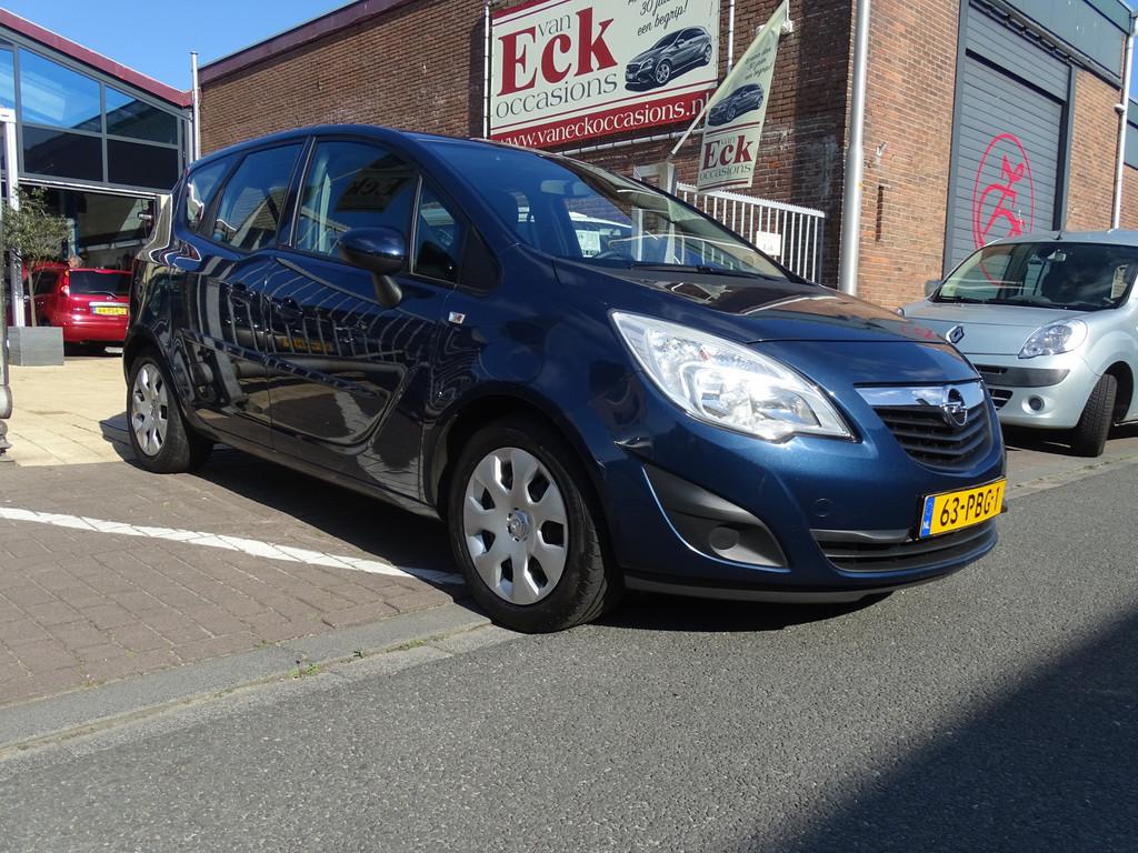 Opel Meriva 1.4 Turbo Edition (bj 2011), Auto's, Voorwielaandrijving, Euro 5, Stof, Gebruikt