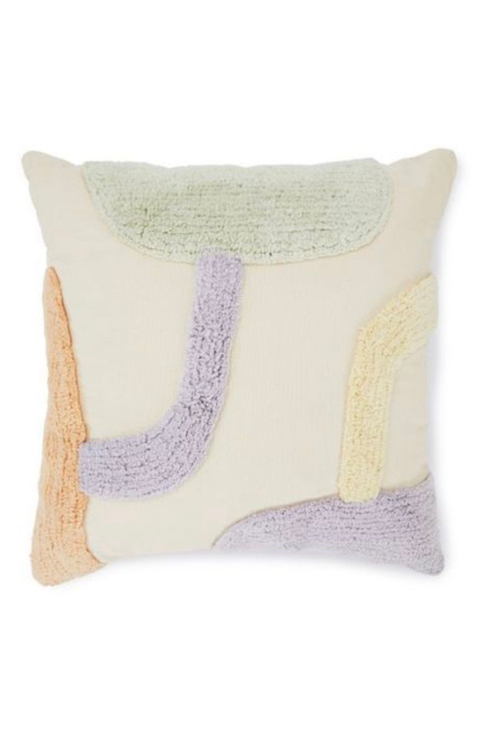 Pastel Abstract Tufted Sierkussen | Cushion | Pillow, Ophalen, Vierkant