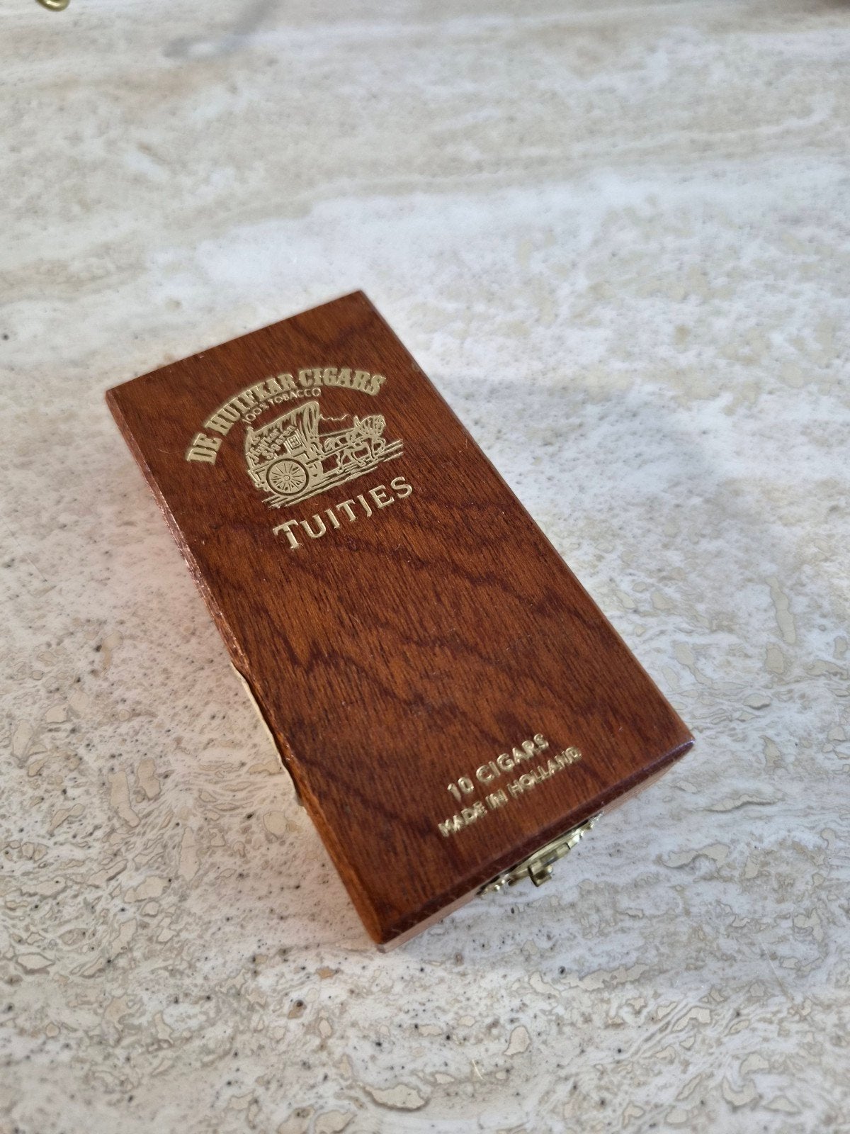 Houten sigarendoosje Tuitjes - De Huifkar Cigars, Ophalen of Verzenden