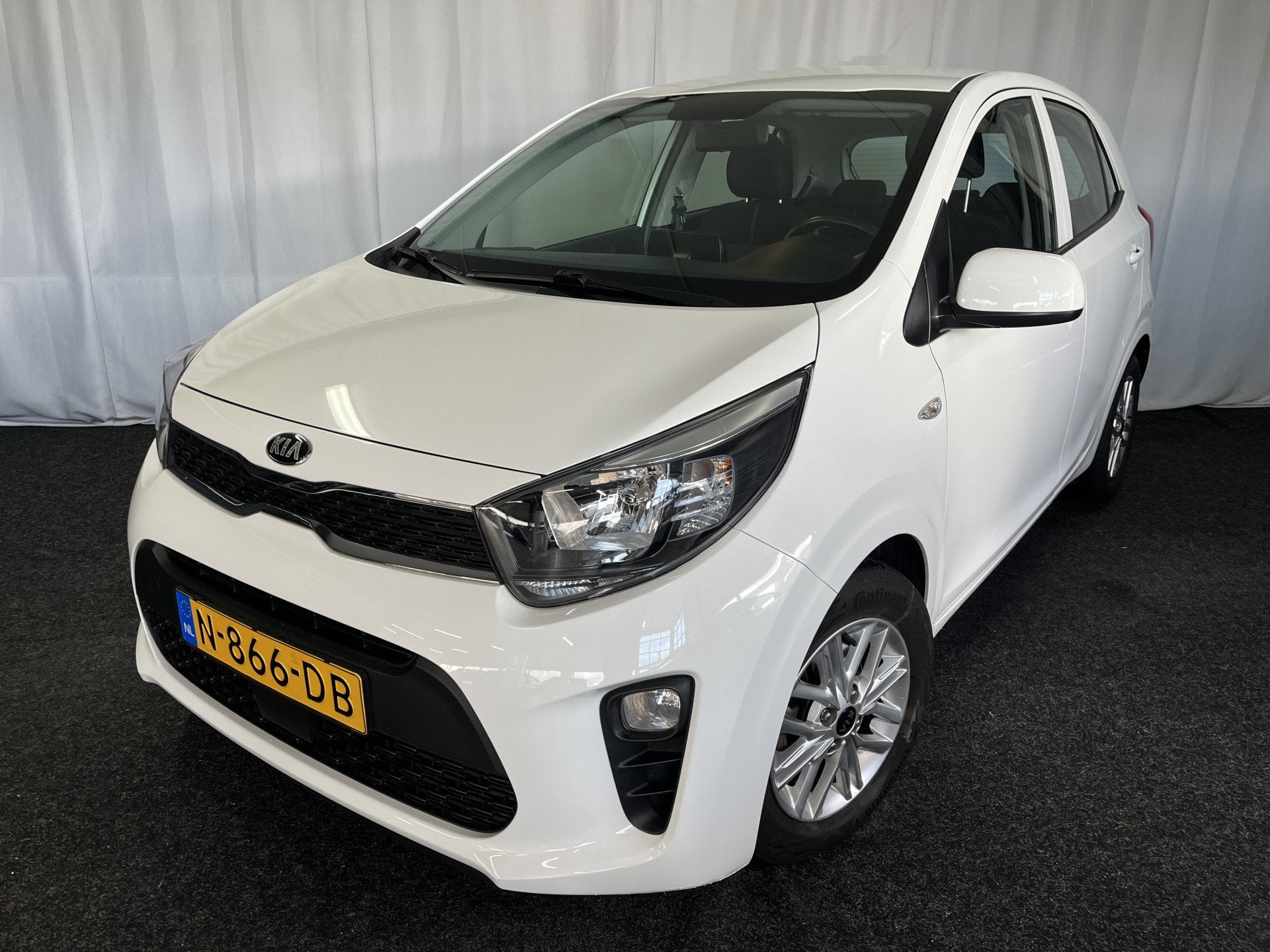 Kia Picanto 1.0 DPi DynamicLine 1E EIGN/AIRCO/CRUISE/APPLE/C, Voorwielaandrijving, Stof, Gebruikt, Verwarmde buitenspiegels