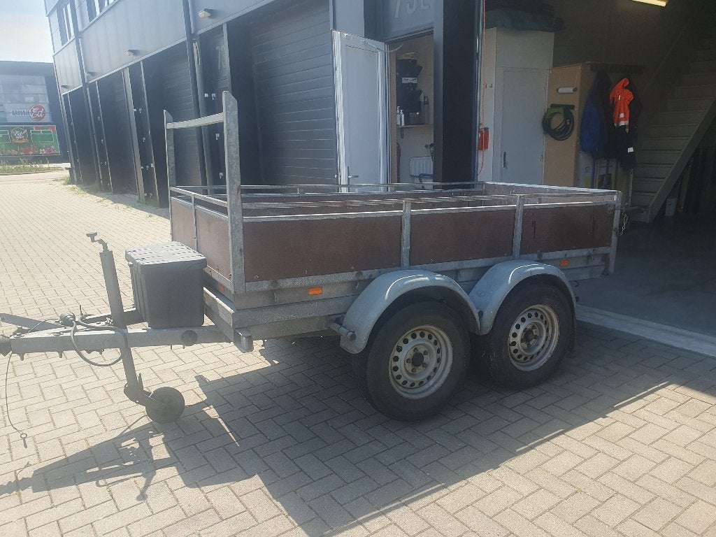 Robuuste Tandemasser Aanhangwagen met Elektrische Bediening, Auto diversen, Aanhangers en Bagagewagens, Ophalen, Gebruikt