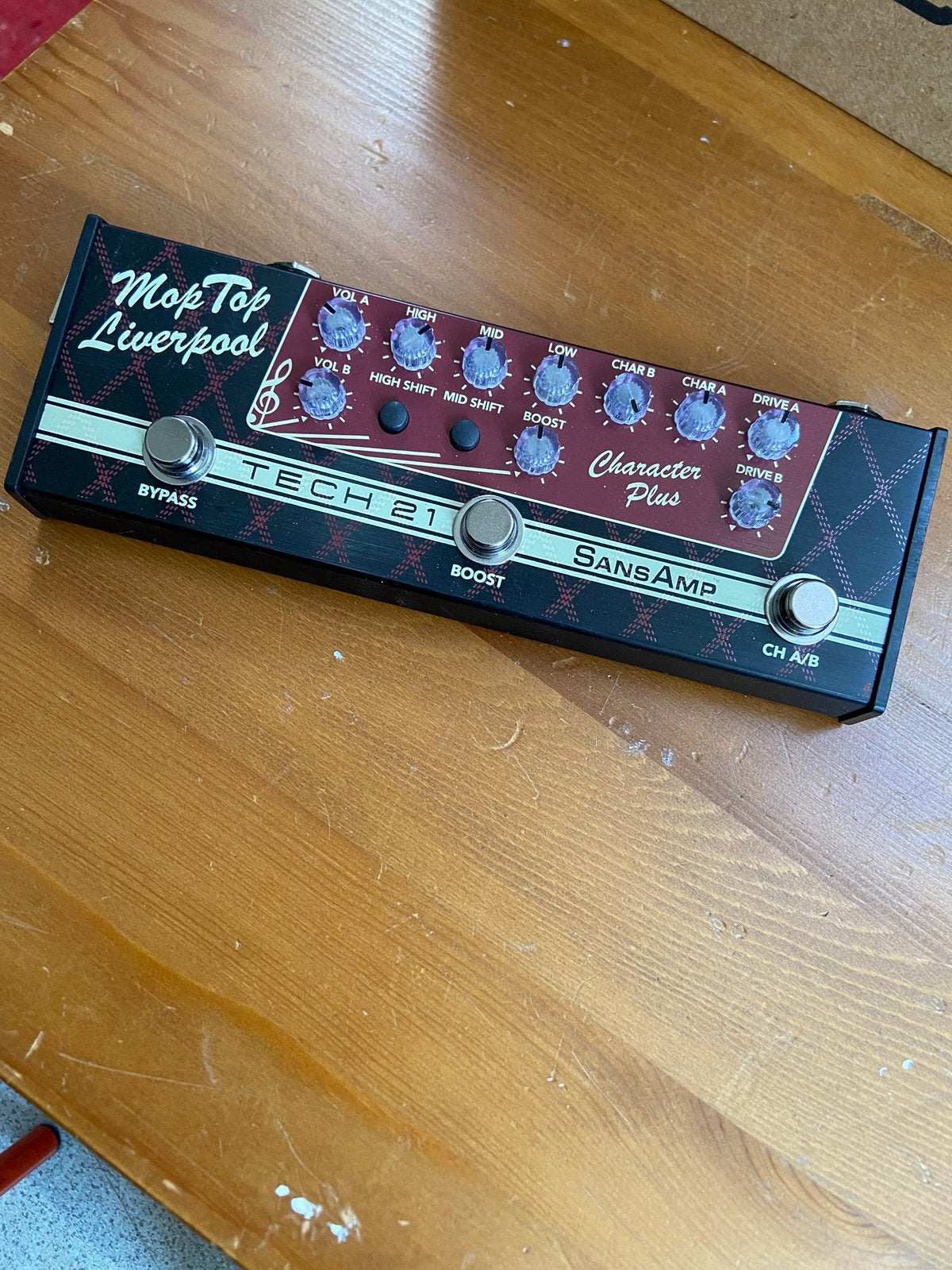 Tech 21 SansAmp Mop Top Liverpool (VOX) pedaal te koop., Muziek en Instrumenten, Effecten, Ophalen of Verzenden, Zo goed als nieuw