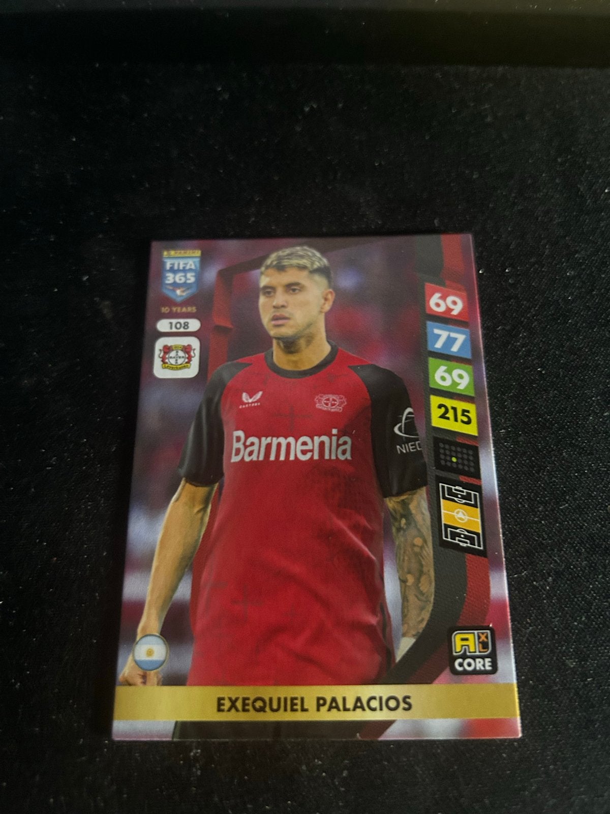 Exequiel Palacios FIFA 365 Adrenalyn XL Spelerskaart, Ophalen of Verzenden, Zo goed als nieuw, Buitenlandse clubs, Spelerskaart