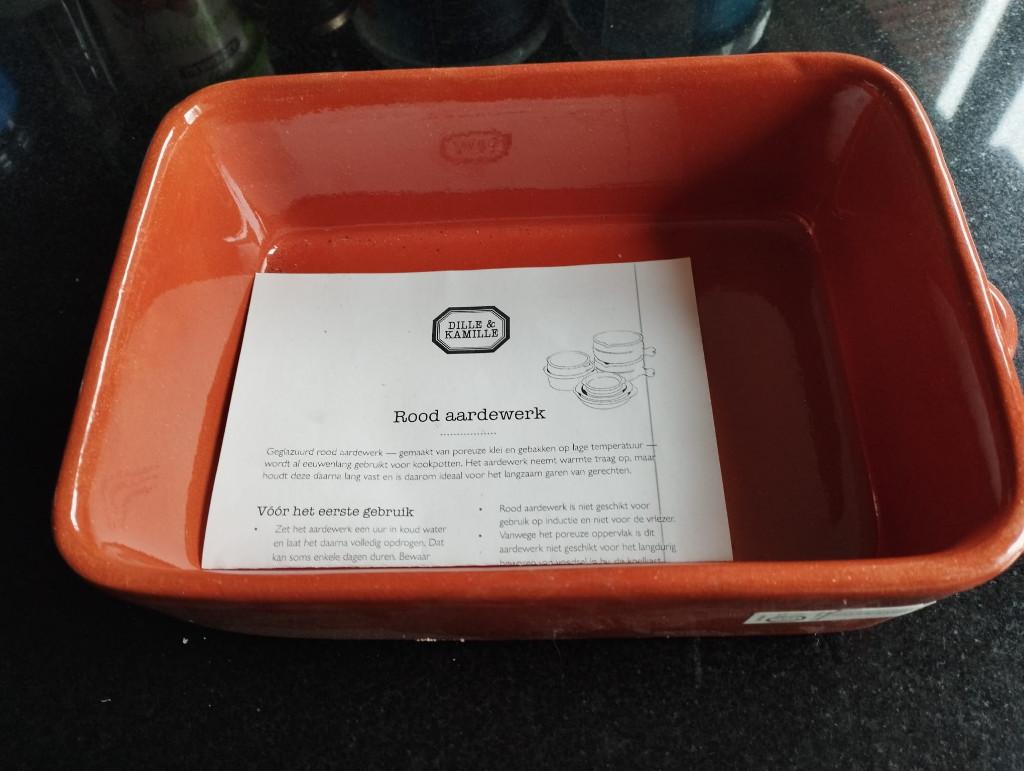 Dille & Kamille aardewerk ovenschaal, Ophalen, Nieuw, Schaal of Schalen, Overige stijlen