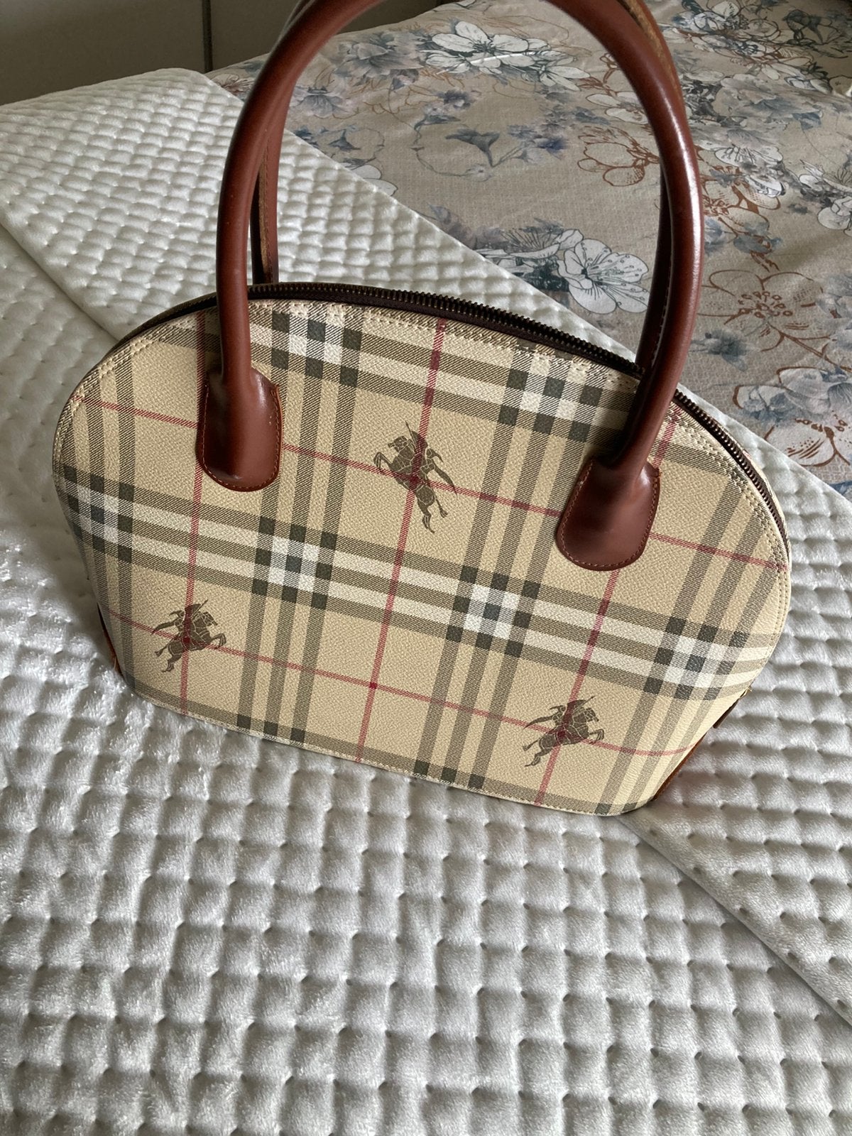 HANDTAS BEIGE BRUIN, Ophalen of Verzenden, Zo goed als nieuw, Beige, Handtas