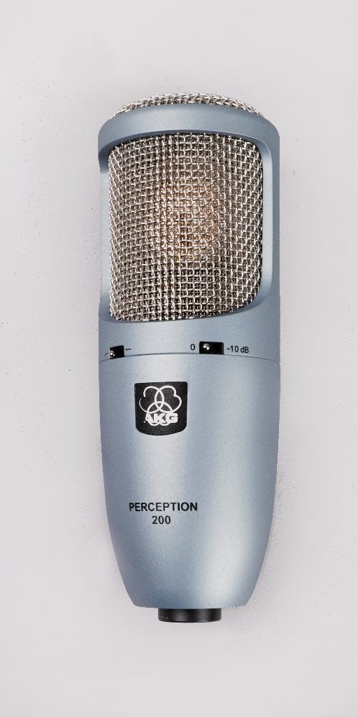 2 AKG Perception 200 condensator microfoons, Ophalen, Zo goed als nieuw, Studiomicrofoon
