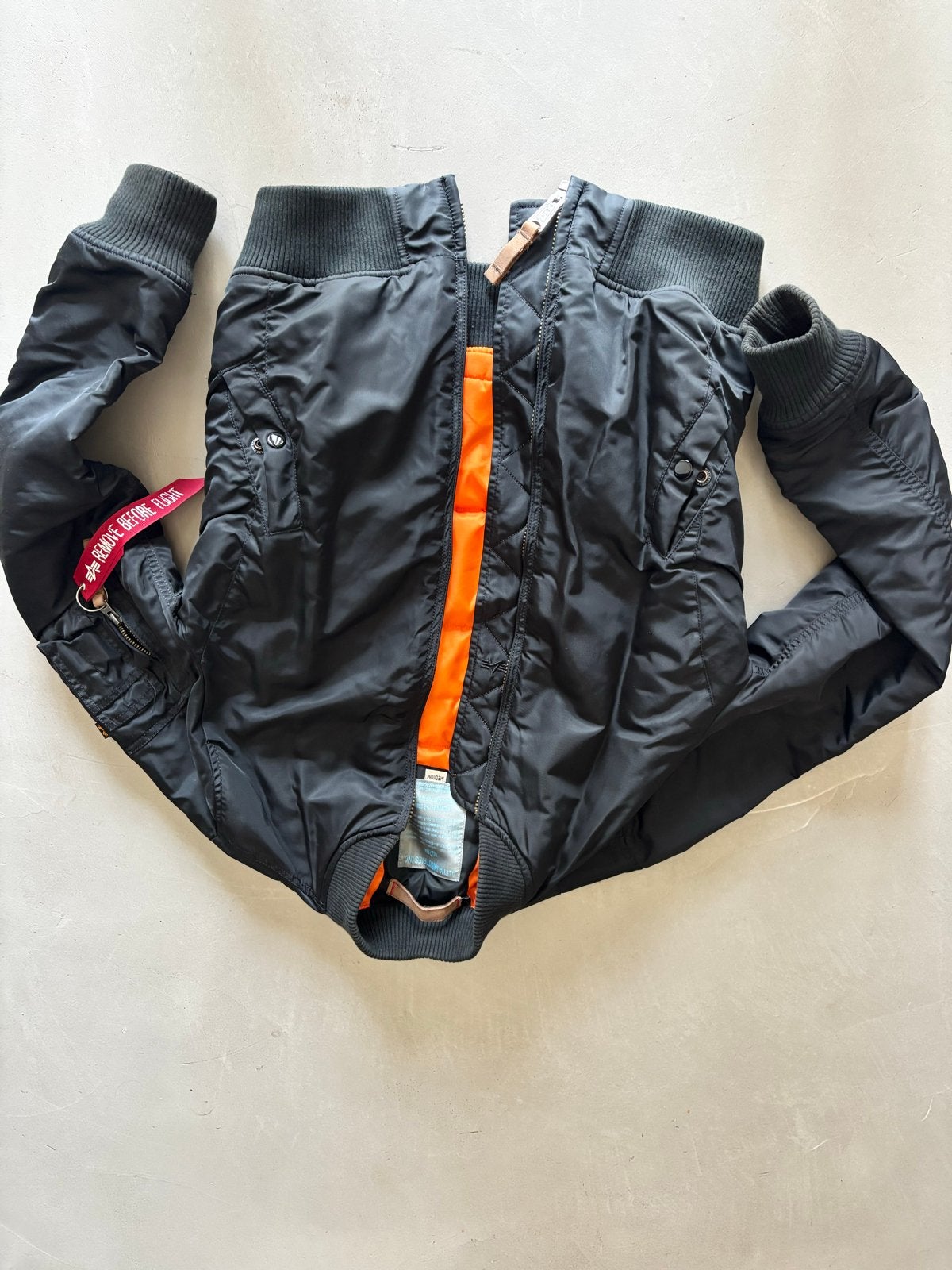 Alpha Industries Bomberjack - Maat M, Ophalen of Verzenden, Gedragen, Maat 38/40 (M), Zwart