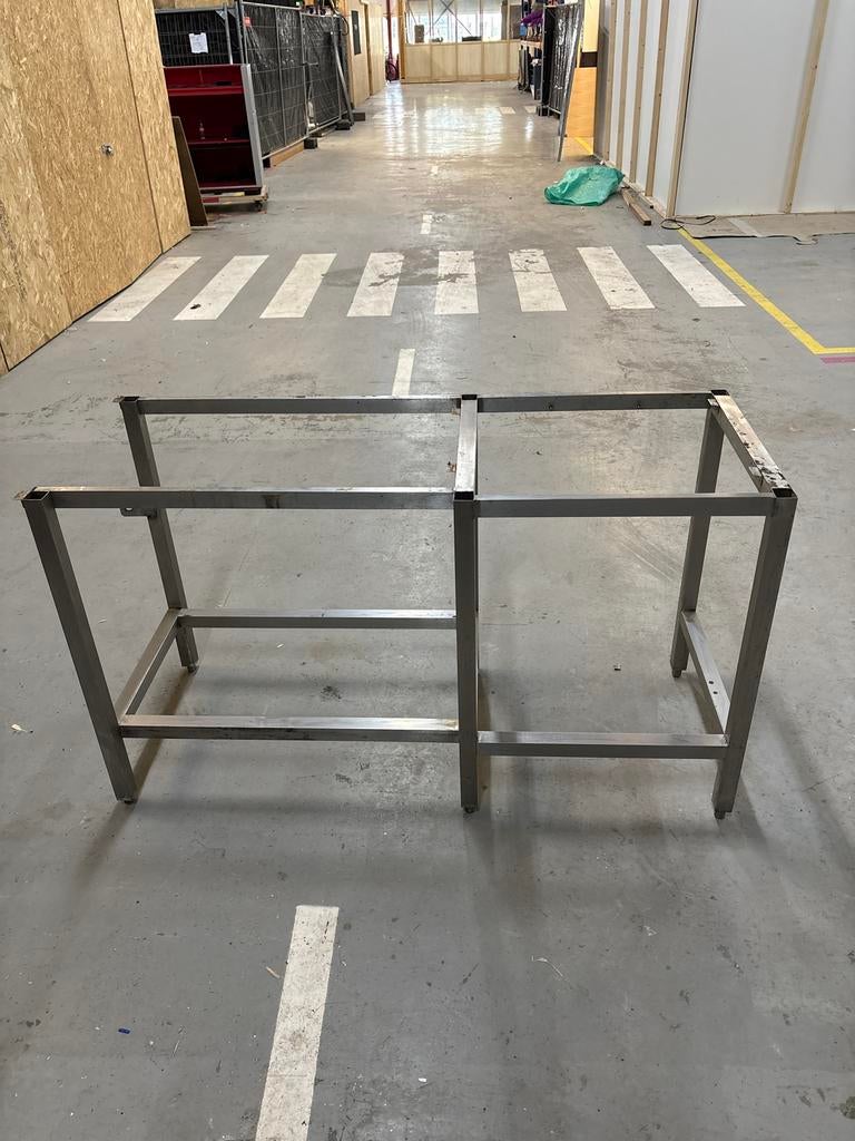 RVS tafel/bar frame, Ophalen, Tafelpoot, Gebruikt, 50 tot 100 cm
