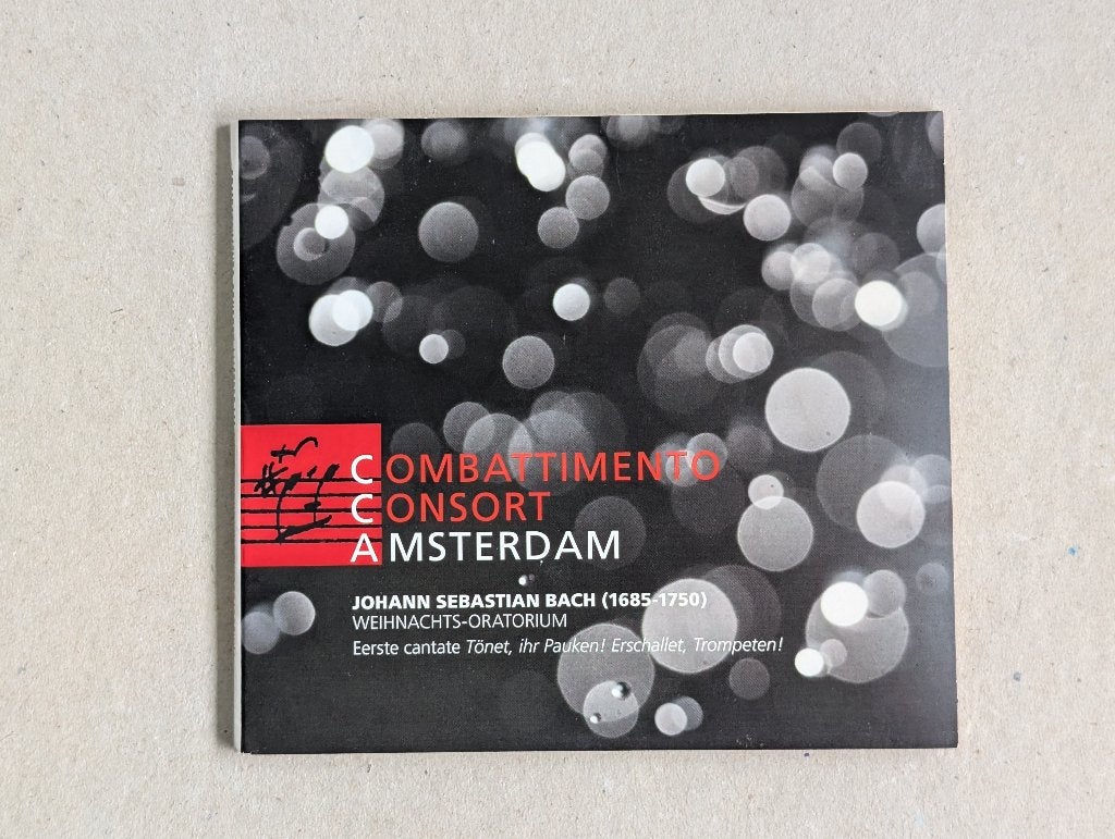 Combattimento Consort: Bach, Weihnachtsoratorium (CD), Ophalen of Verzenden, Zo goed als nieuw, Oratorium, Barok