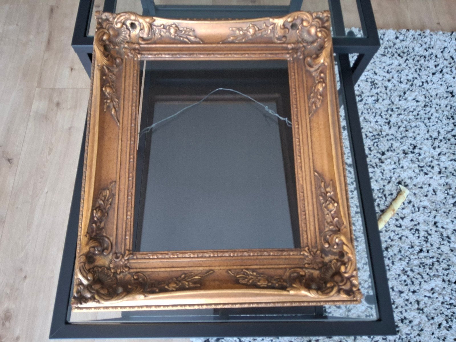 Antieke Gouden Fotolijst - Barok Stijl, Ophalen, Gebruikt, Schilderijlijst, Hangend