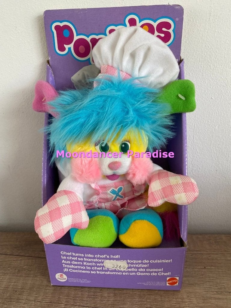 vintage popples chef nieuw, Overige merken, Overige karakters, Overige typen, Nieuw