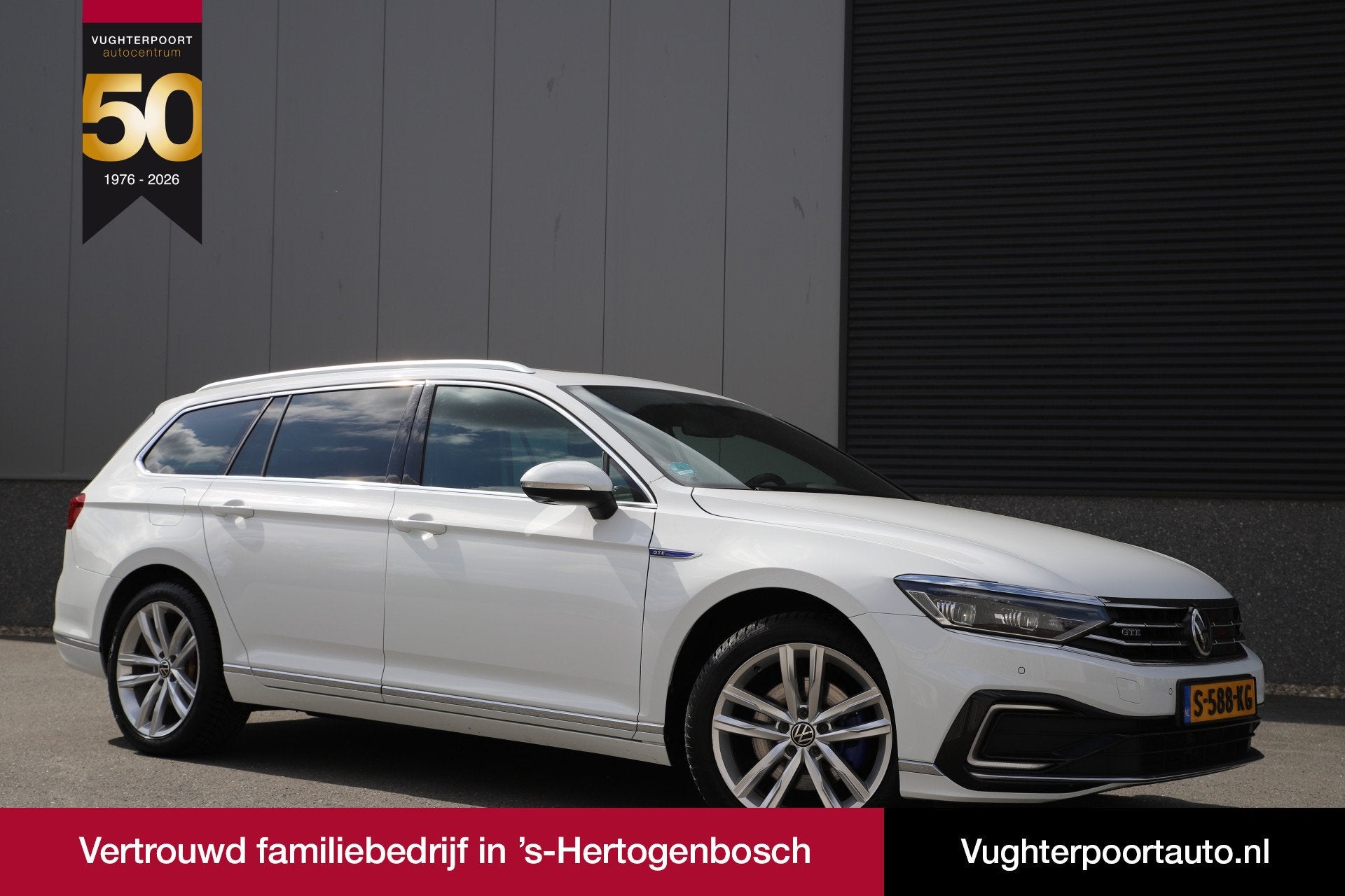 Volkswagen Passat Variant 1.4 TSI 218pk GTE/Leder/Pano/Virtu, Gebruikt, 4 cilinders, Wit, Hybride Elektrisch/Benzine