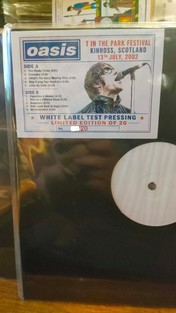 Oasis testpress, Cd's en Dvd's, LP, Import, Pop, Ophalen of Verzenden