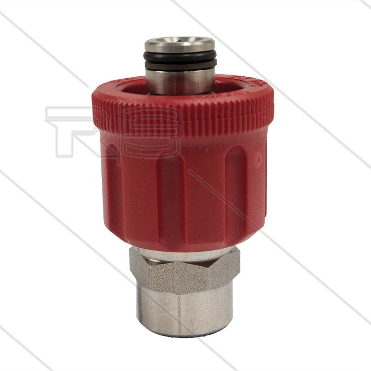 RVS Wartel M24 Rood 15mm voor Hogedruk Reiniging, Verzenden