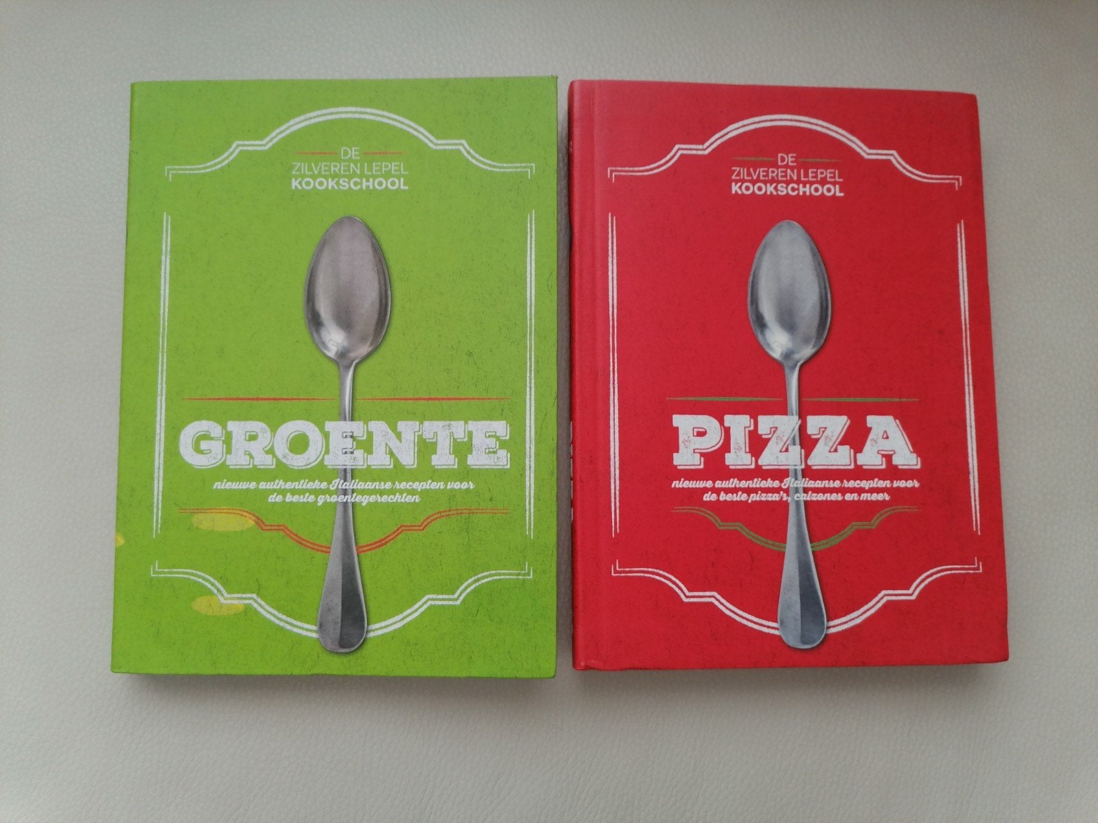 De Zilveren Lepel Kookschool: Groente & Pizza kookboeken, Boeken, Kookboeken, Italië, De Zilveren Lepel Kookschool, Vegetarisch