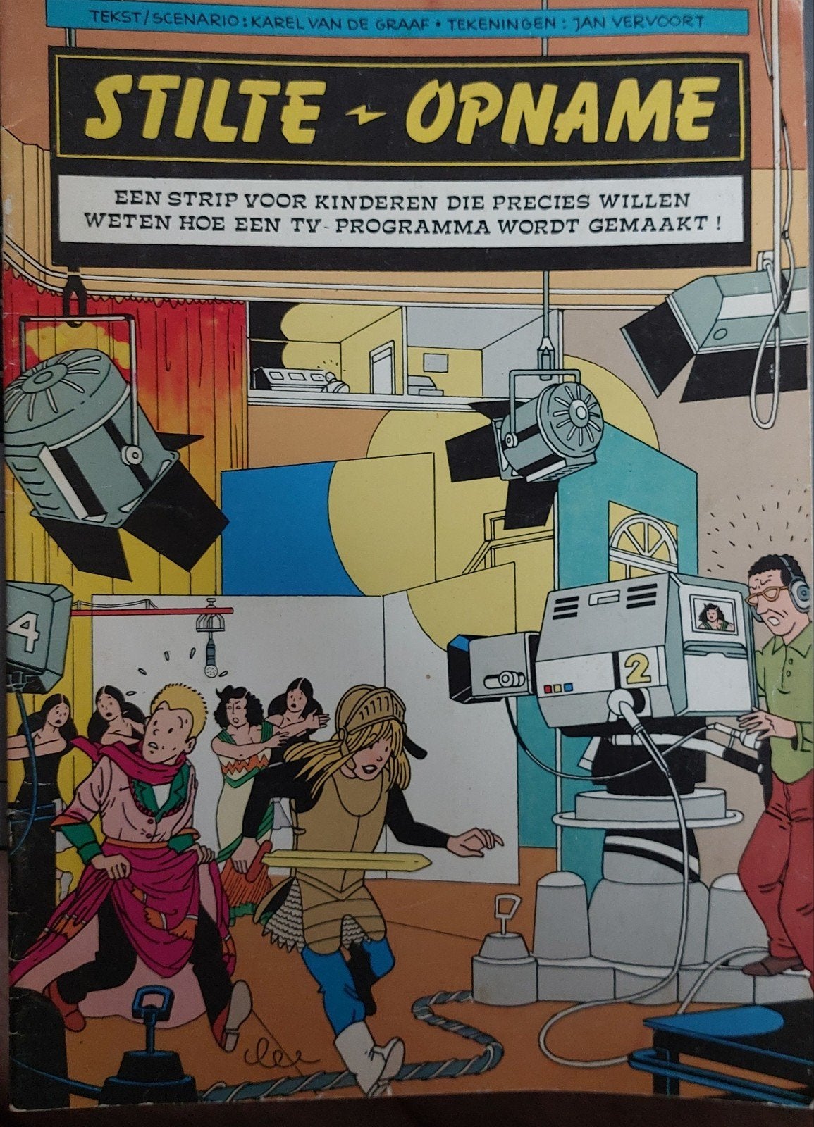 Stilte Opname - Hoe een TV-programma wordt gemaakt, Gelezen, Eén stripboek, Ophalen of Verzenden, Karel van de Graaf