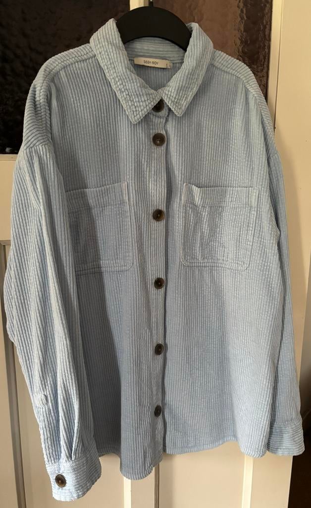 Nieuwstaat, rib blouse/overshirt Sissy Boy, Ophalen of Verzenden, Zo goed als nieuw, Blauw