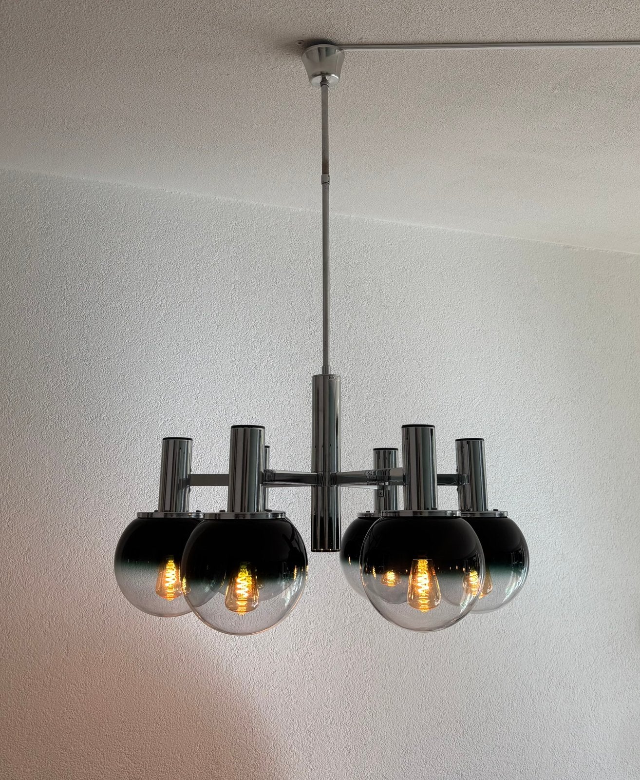Vintage Targetti Sankey hanglamp, Targetti, Space-age, Ophalen of Verzenden, Nvt