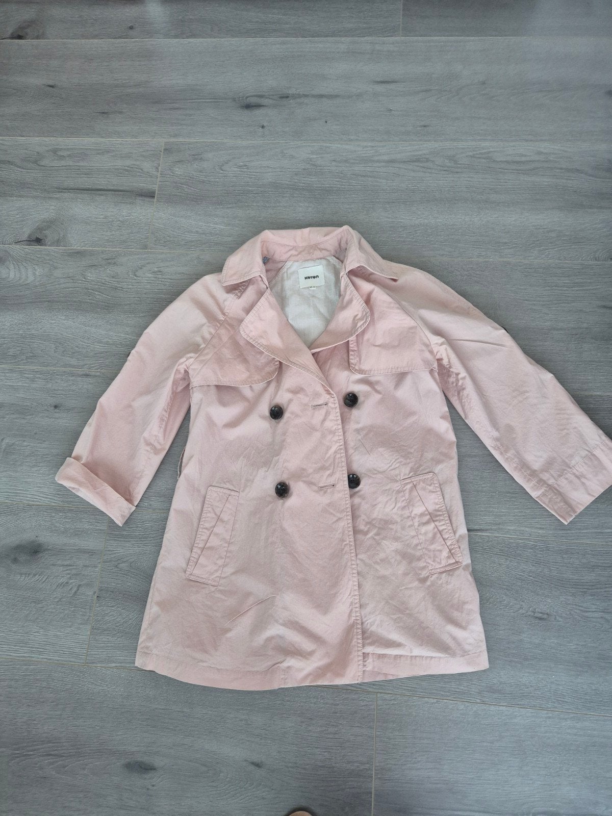 KOTON Lichtroze Trenchcoat / Zomerjas - Maat 36 (S), Ophalen of Verzenden, Zo goed als nieuw, Maat 36 (S), Roze