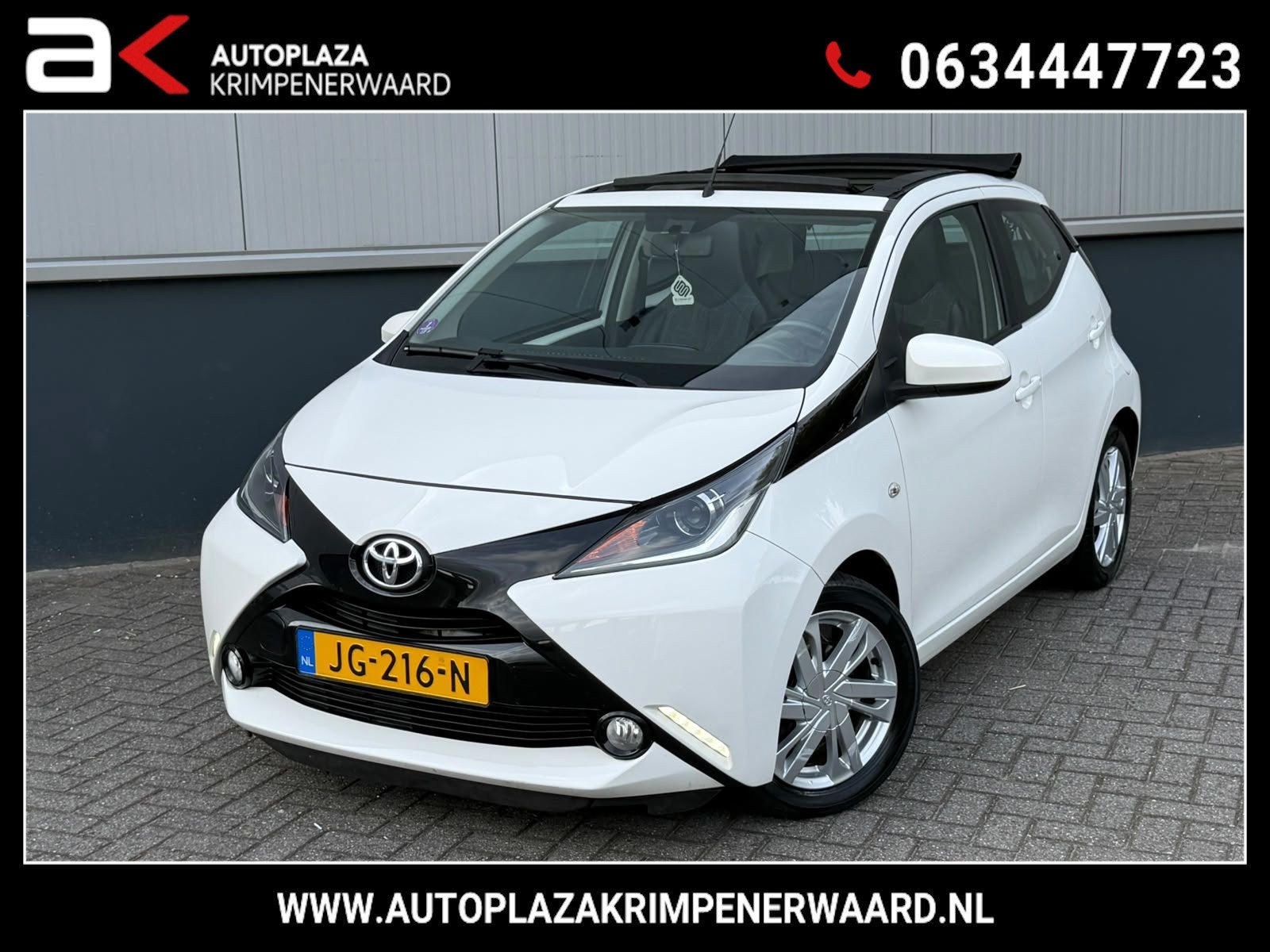 Toyota Aygo 1.0 VVT-i x-wave Cabrio Navi Airco Cruise Nieuwe, Auto's, Voorwielaandrijving, Stof, Gebruikt, Euro 6