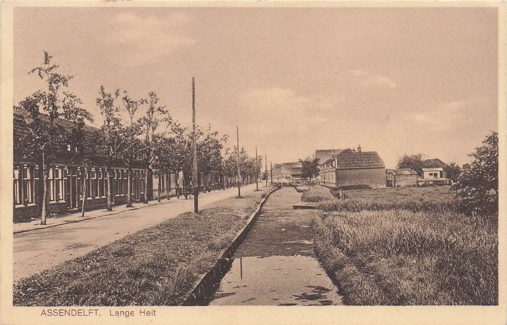 703-188-009 Assendelft Lange Heit, Verzenden, Voor 1920, Noord-Holland