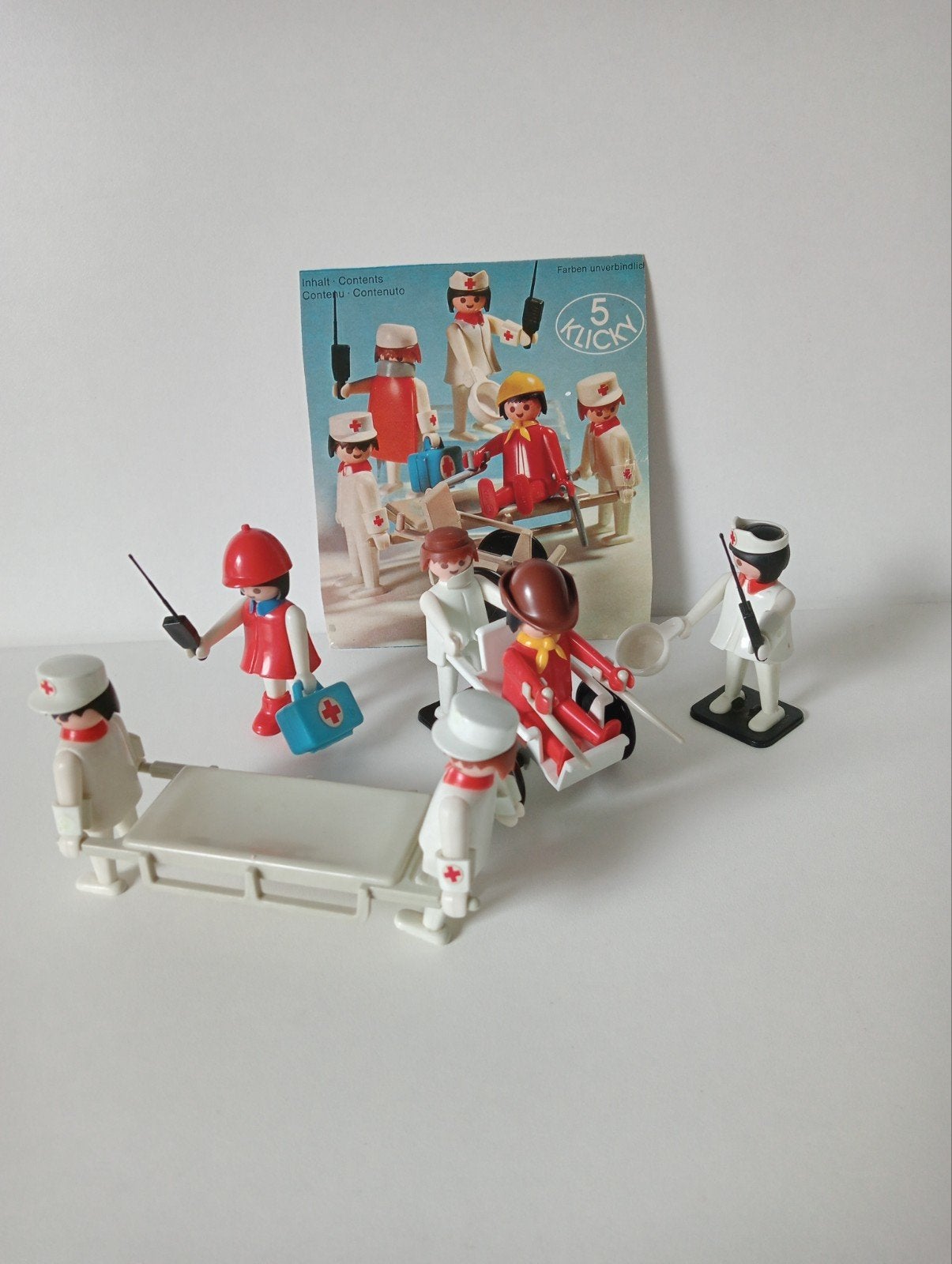 Vintage Playmobil Klicky Ziekenhuis Set - Jaren '70, Kinderen en Baby's, Speelgoed | Playmobil, Complete set, Nieuw, Ophalen of Verzenden