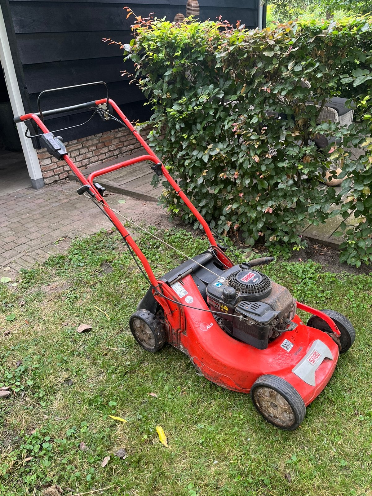 Sabo grasmaaier 54-A Economy, Tuin en Terras, Grasmaaiers, Ophalen, Cirkelmaaier, Gebruikt, 50 cm of meer