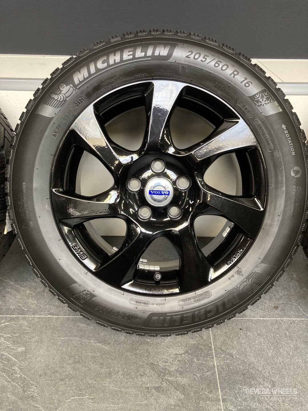 16” Volvo S60 S80 V40CC V60 V70 velgen + winterbanden 5x108, Auto-onderdelen, Banden en Velgen, Gebruikt, -, Banden en Velgen