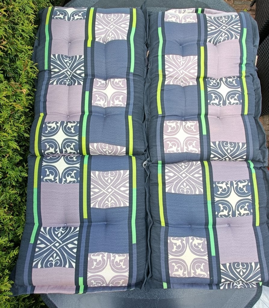 set van 2 Madison tuinstoel kussens, Ophalen, Gebruikt