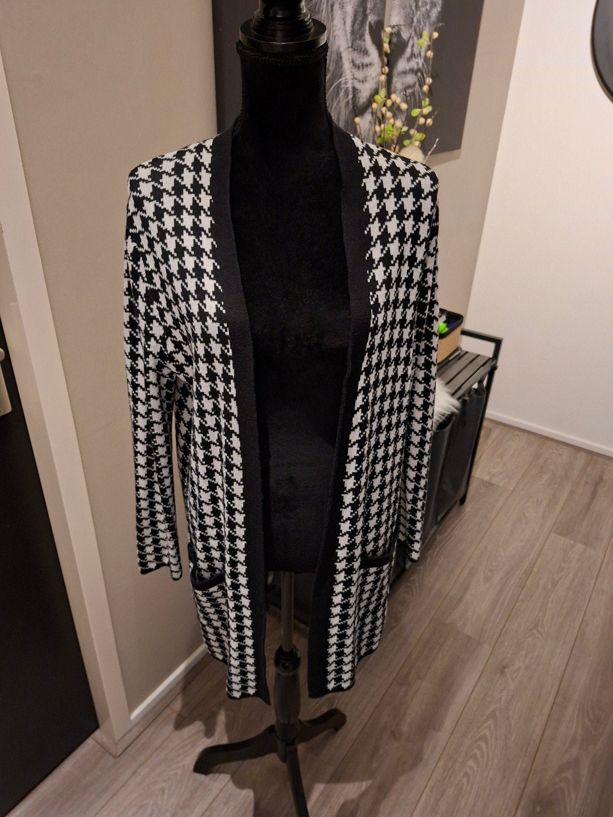 Stijlvol Zwart-Wit Pied-de-Poule Vest - UP2FASHION Maat L, Zwart, Maat 42/44 (L), Ophalen of Verzenden, UP2FASHION