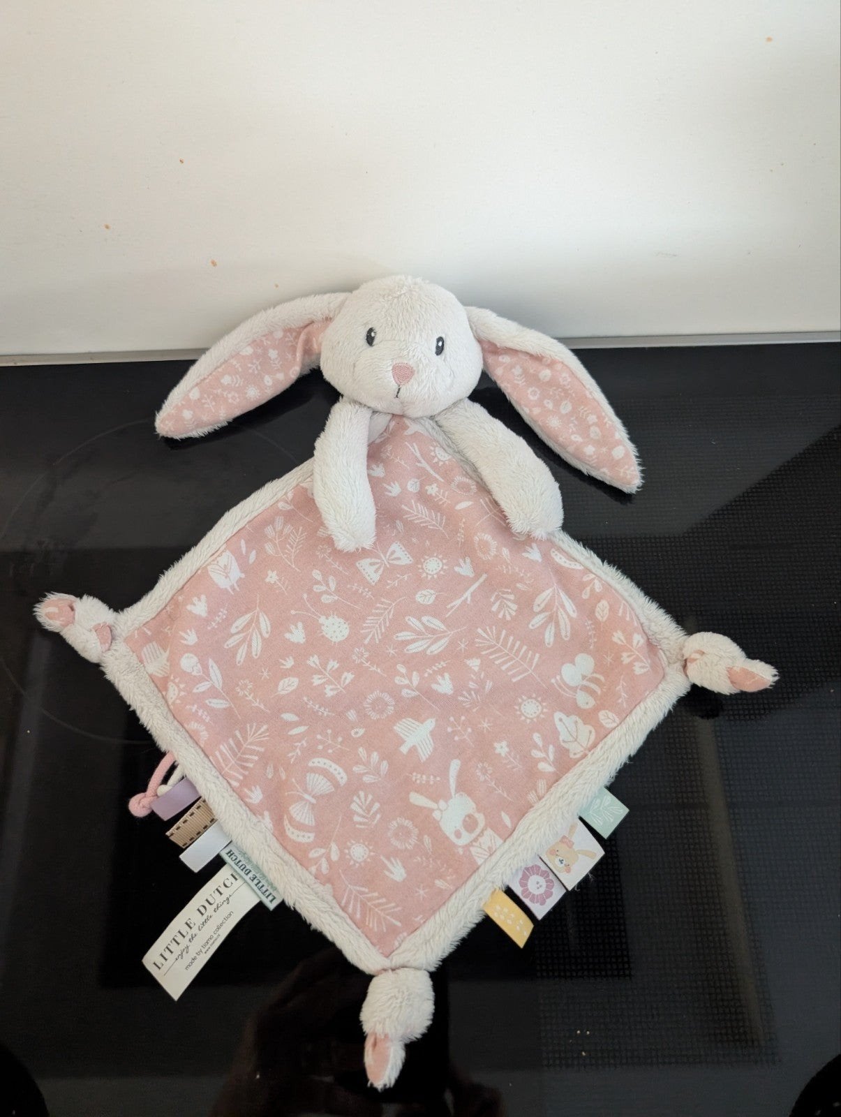 little Dutch knuffeldoek konijn rose, Little Dutch, Ophalen of Verzenden, Wasbaar, Klein (minder dan 20 cm)