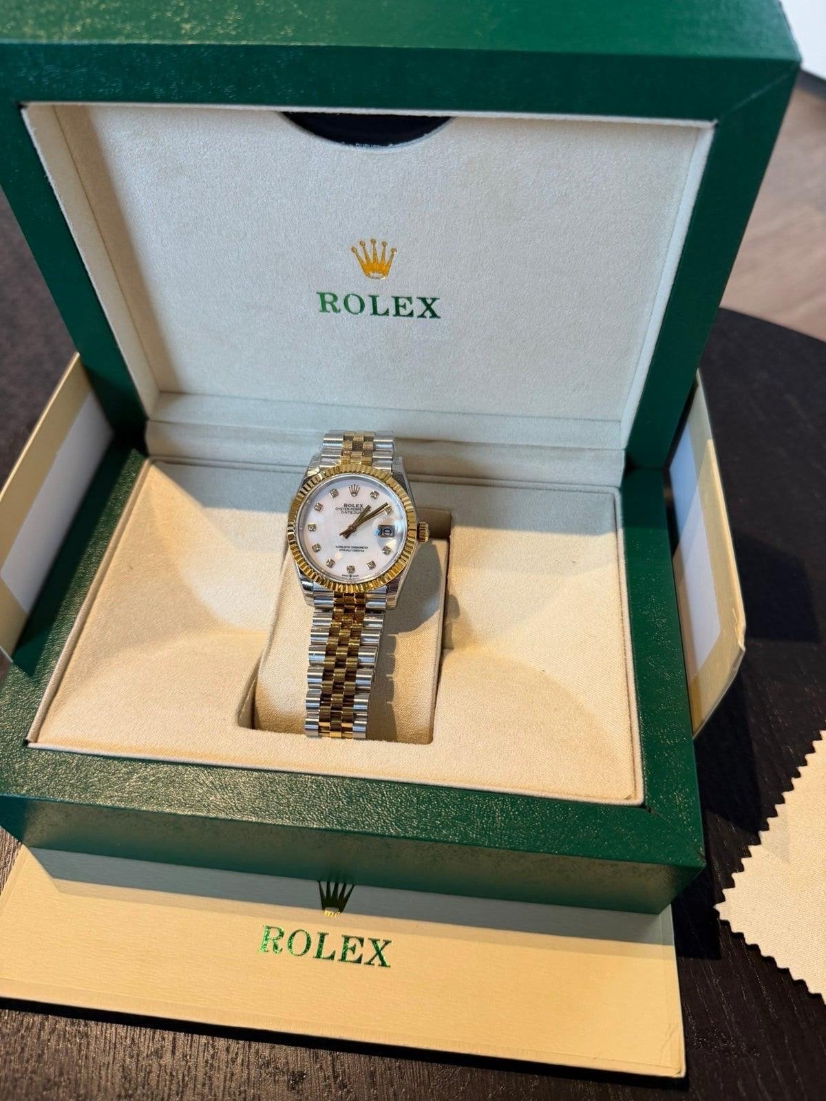 Rolex Datejust Polshorloge - Zo goed als nieuw, Sieraden, Tassen en Uiterlijk, Horloges | Dames, Polshorloge, Ophalen of Verzenden