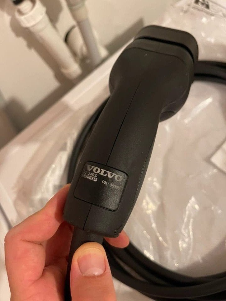 Volvo Mennekes Laadkabel 20A 480V 5m Zwart, Ophalen of Verzenden, Zo goed als nieuw, Laadkabel