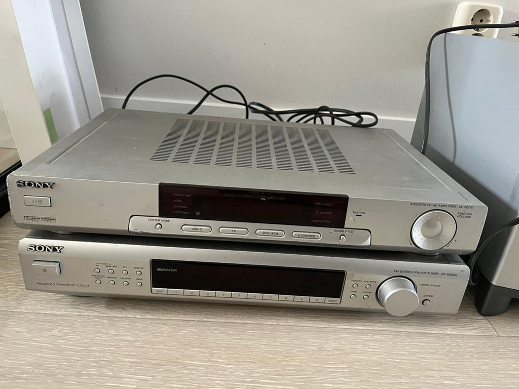 Sony Stereo Set 5.1 met Versterker, Tuner en Speakers, Audio, Tv en Foto, Ophalen, Gebruikt, Tuner of Radio, Losse componenten