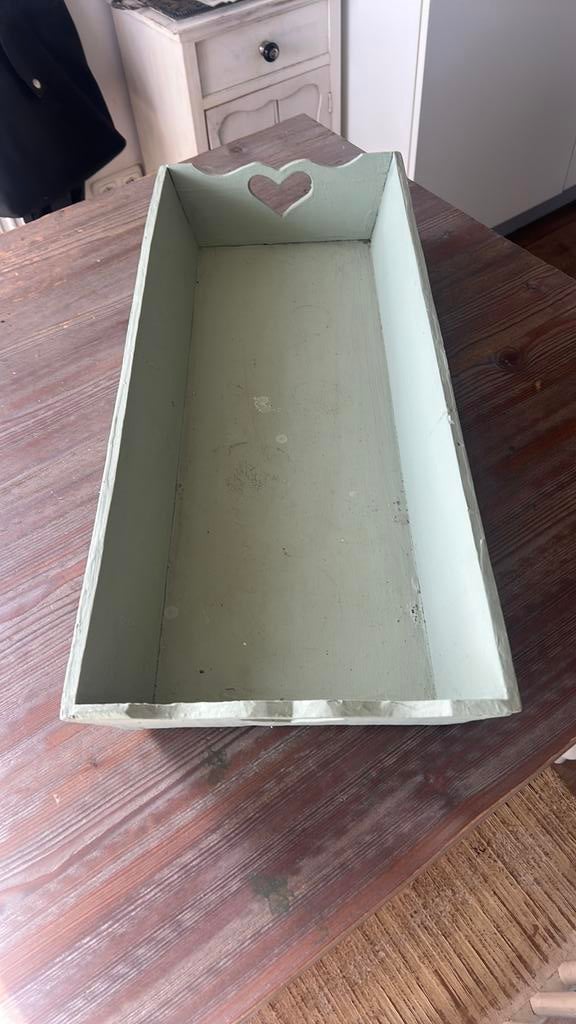 Dienblad, Ophalen, Gebruikt, Rond, Hout