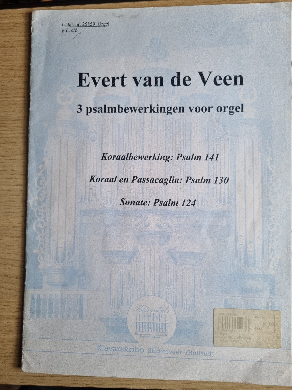 klavarskribo, Evert vdVeen, Psalmbewerkingen, Ophalen of Verzenden, Gebruikt, Artiest of Componist, Religie en Gospel
