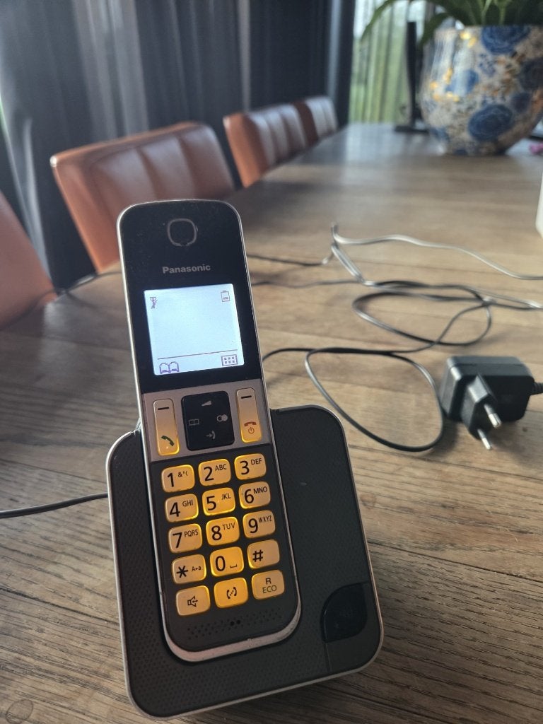 telefoon draadloos en digitaal, Ophalen, Gebruikt, 1 handset