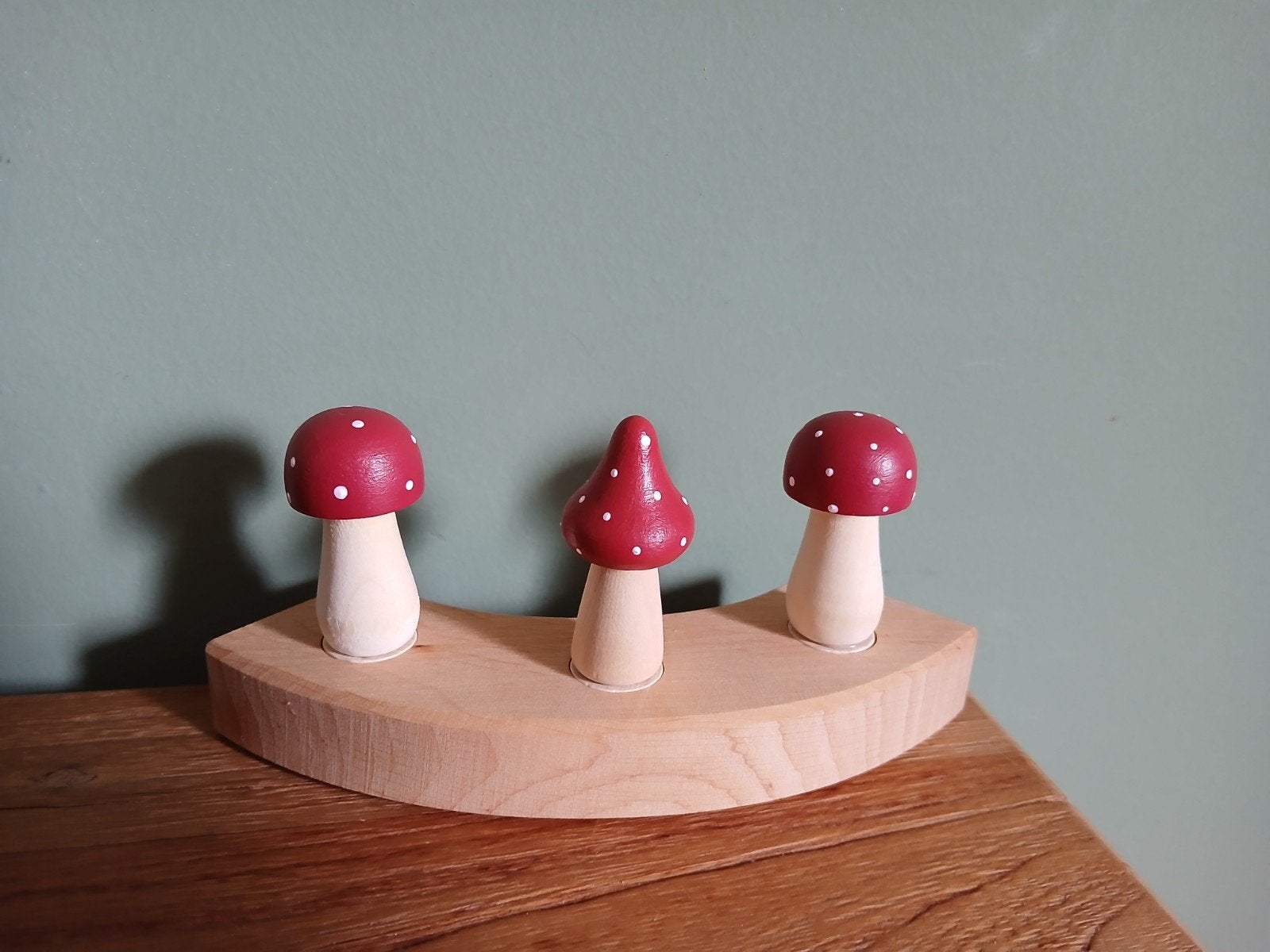 Jaarringsteker set paddenstoelen seizoenstafel, Ophalen of Verzenden