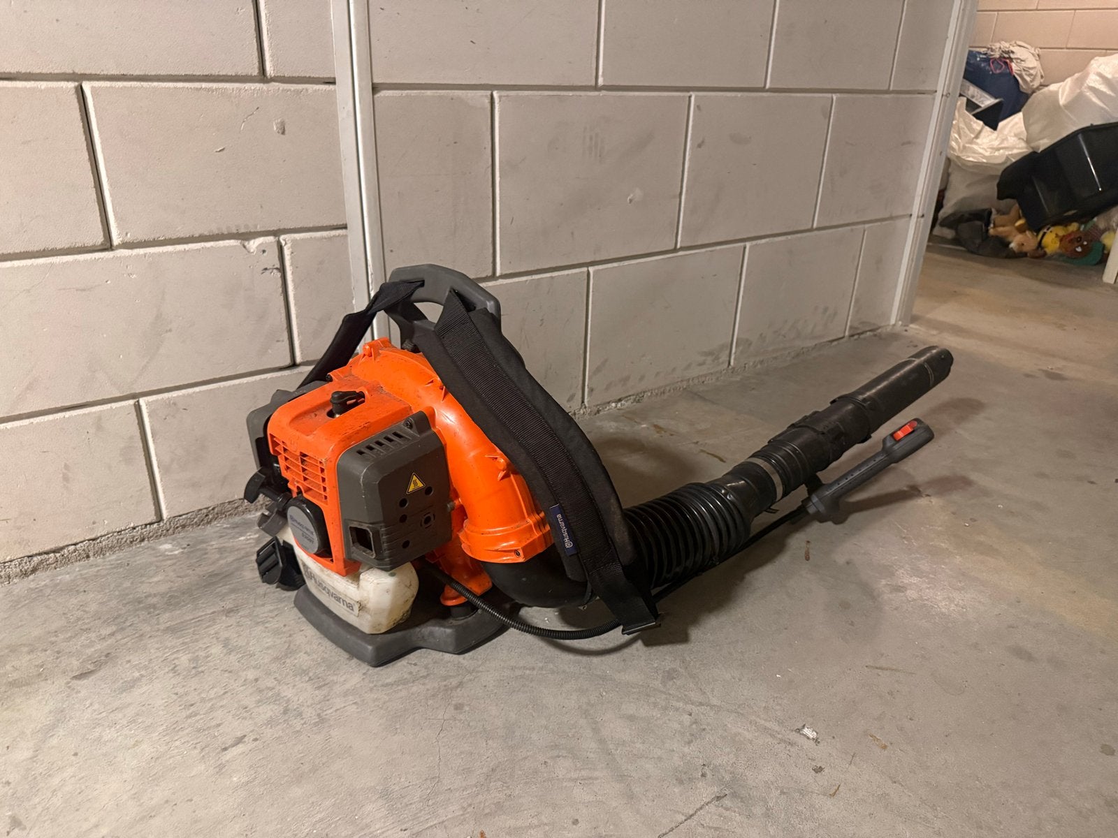 Bladblazer husqvarna, Ophalen, Gebruikt, Benzine