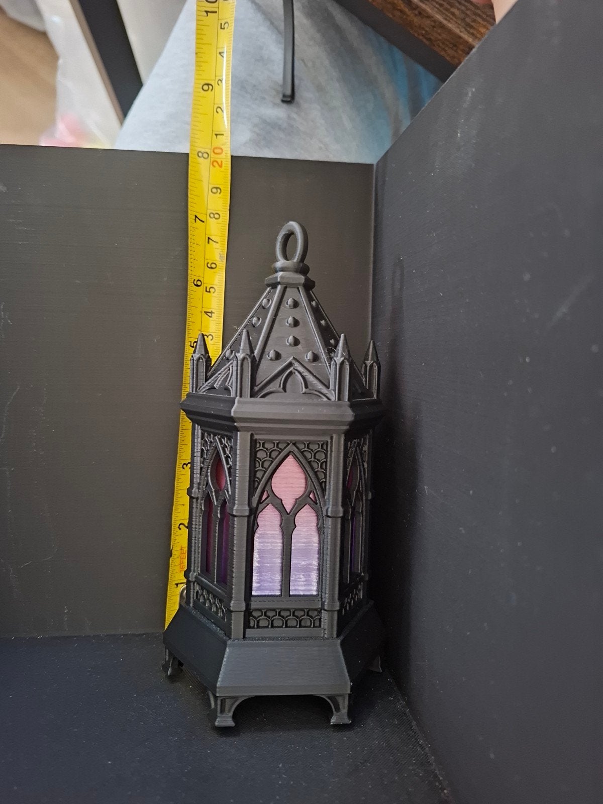 Gothic Stijl Lantaarn - Sfeervolle Decoratie, Huis en Inrichting, Vintage, Zwart, Overige materialen, Nieuw