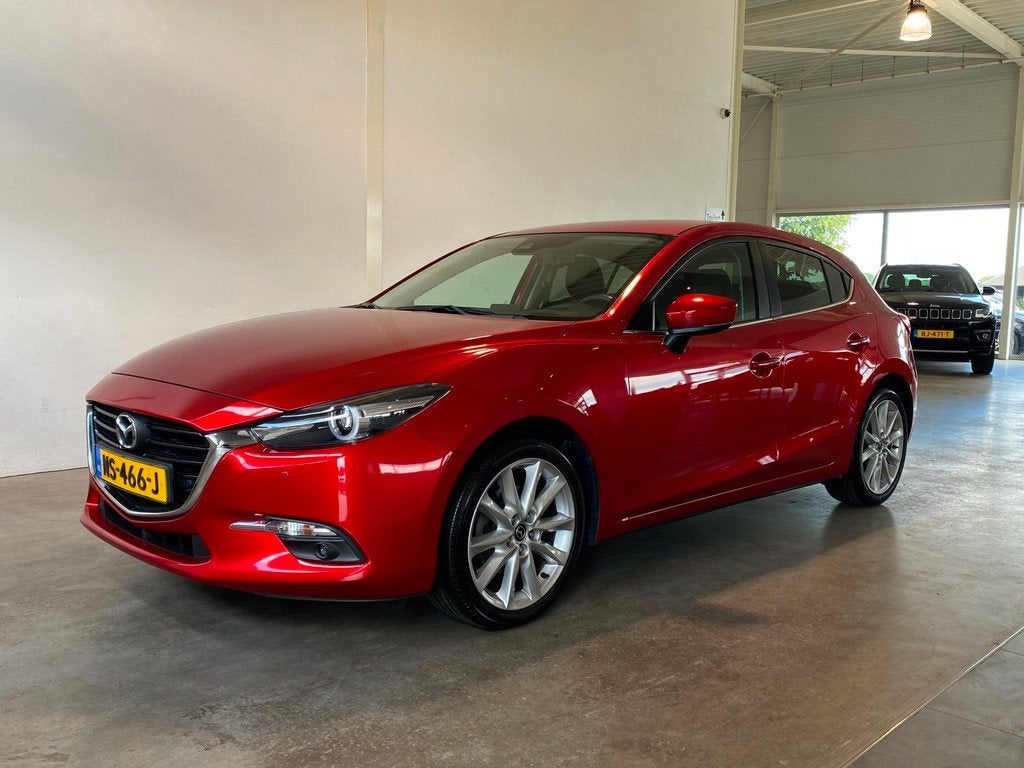 Mazda 3 2.0 SkyActiv-G 120 GT-M NL-auto, Auto's, Mazda, Voorwielaandrijving, 1998 cc, Automatische klimaatregeling, Gebruikt