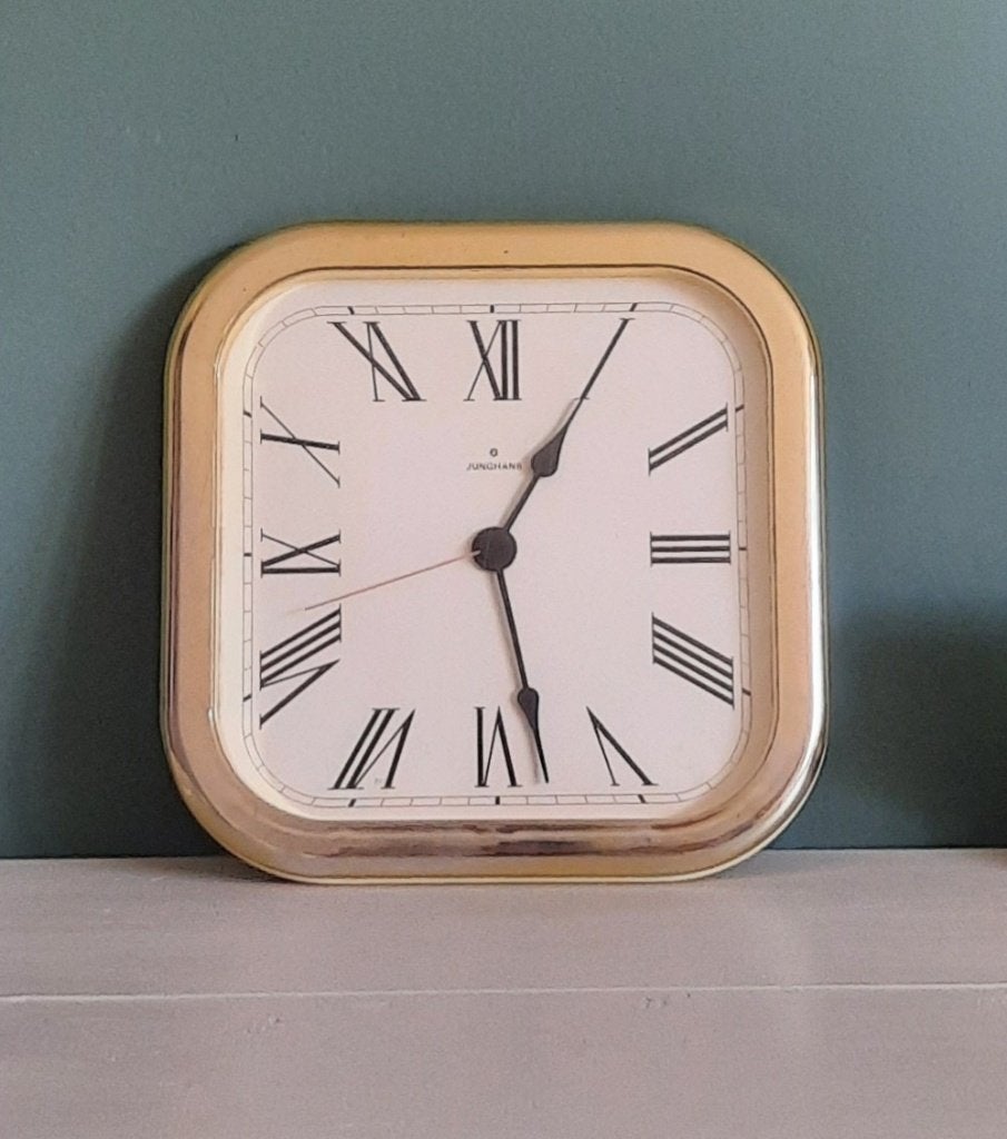 Junghans wandklok vintage / retro, Ophalen of Verzenden, Gebruikt, Analoog, Wandklok